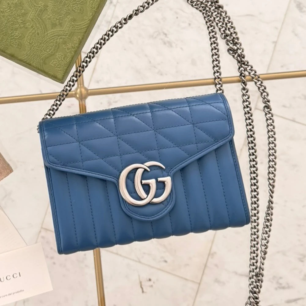 Gucci | GG Marmont Mini Wallet on Chain