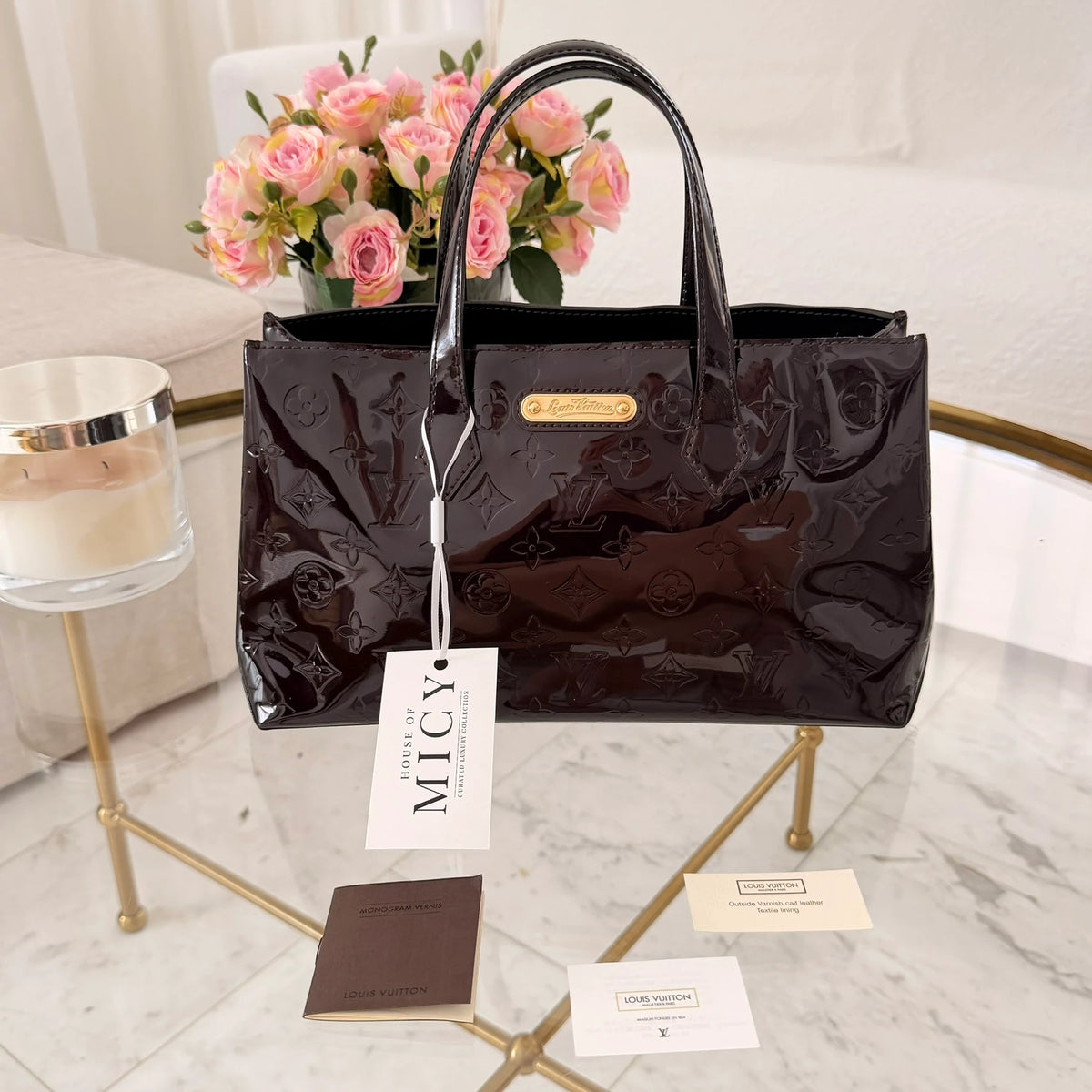Louis Vuitton | 2009-2015 Monogram Vernis Wilshire PM Handbag