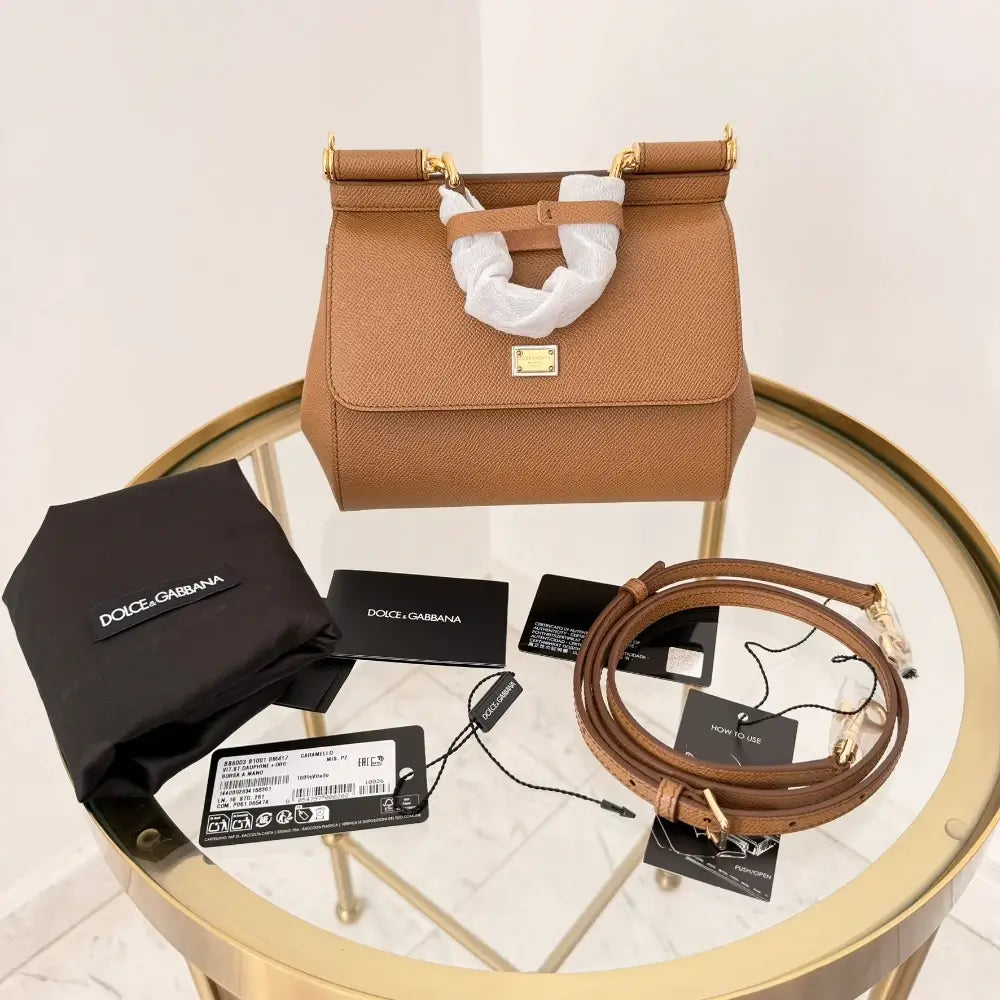 Dolce & Gabbana | Small Sicily handbag in dauphine calfskin