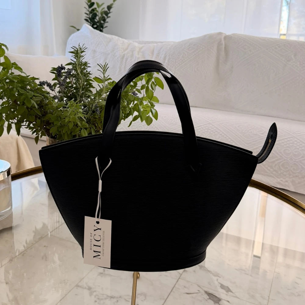 Louis Vuitton | Epi Saint Jacques PM Short Strap Handbag in Black
