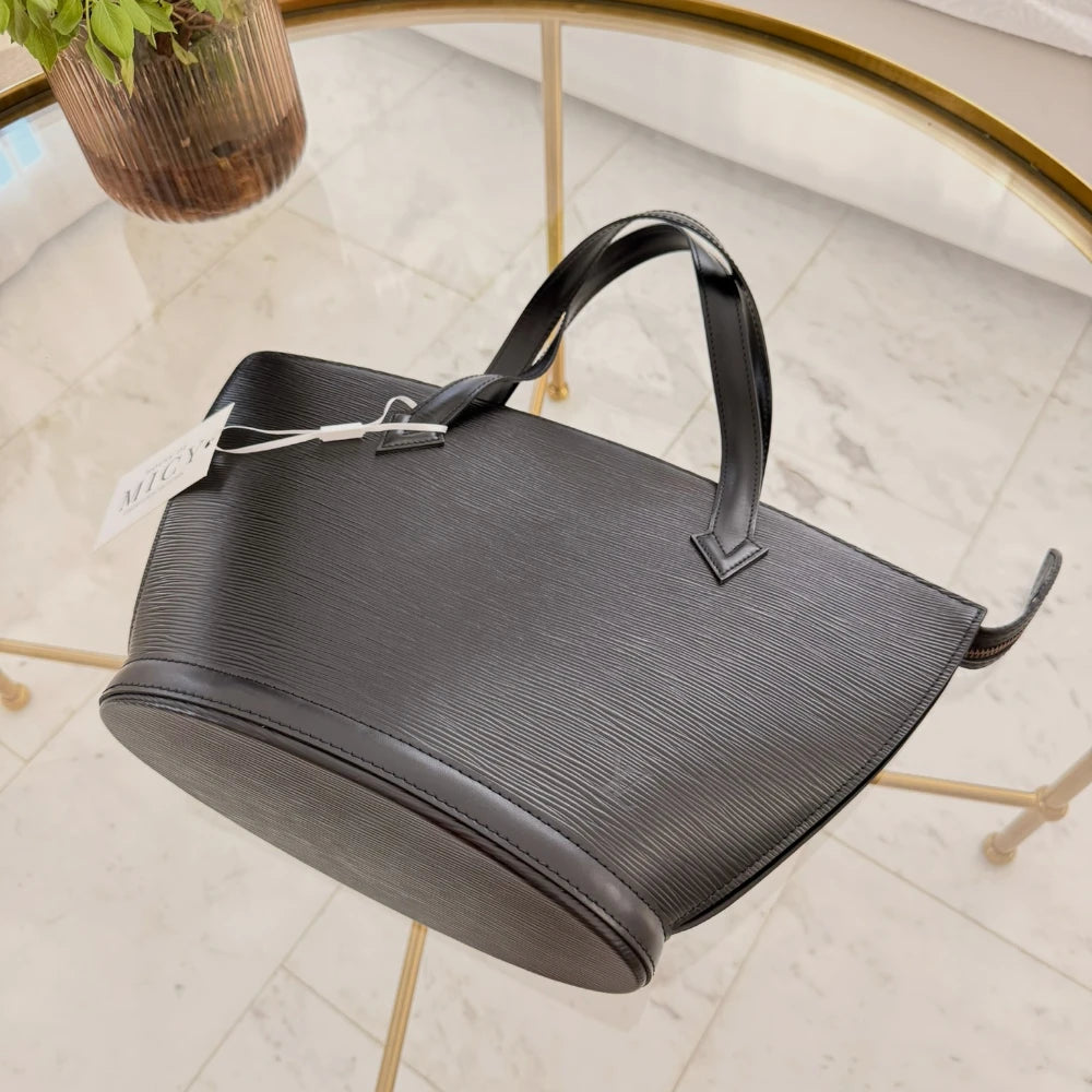 Louis Vuitton | Epi Saint Jacques PM Short Strap Handbag in Black