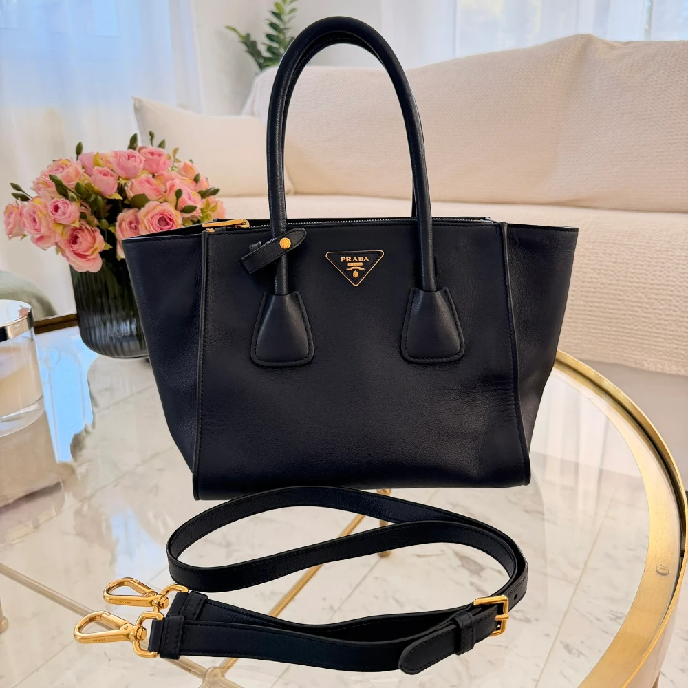 Prada | 2013-2026 Glace Twin Pocket Double Handle satchel