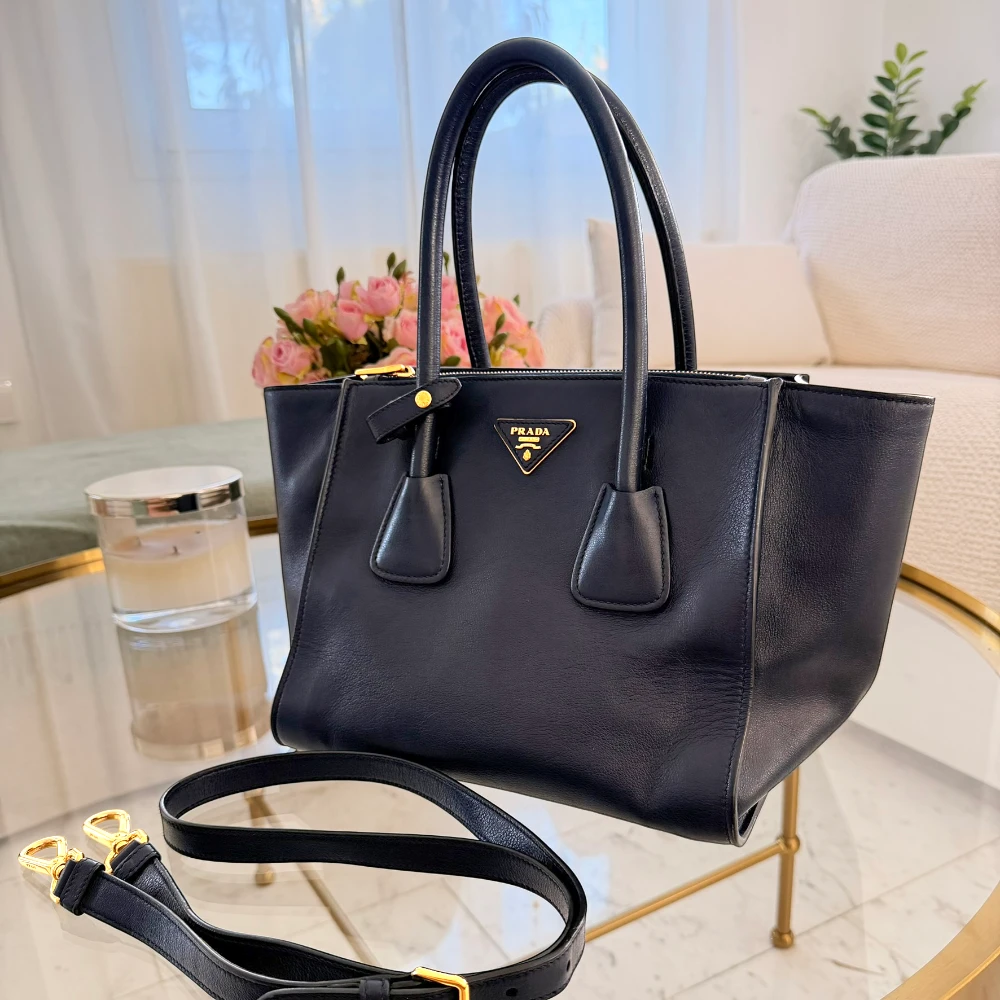 Prada | 2013-2026 Glace Twin Pocket Double Handle satchel