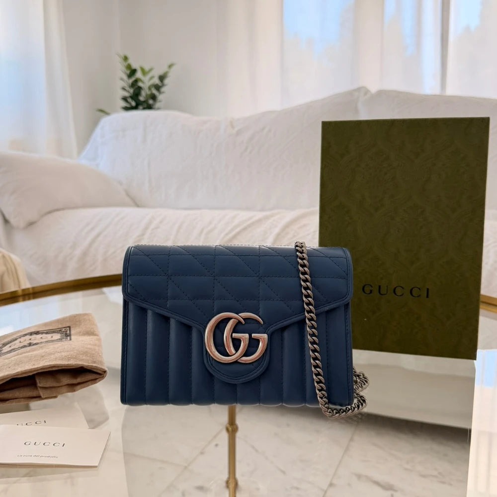 Gucci | GG Marmont Mini Wallet on Chain