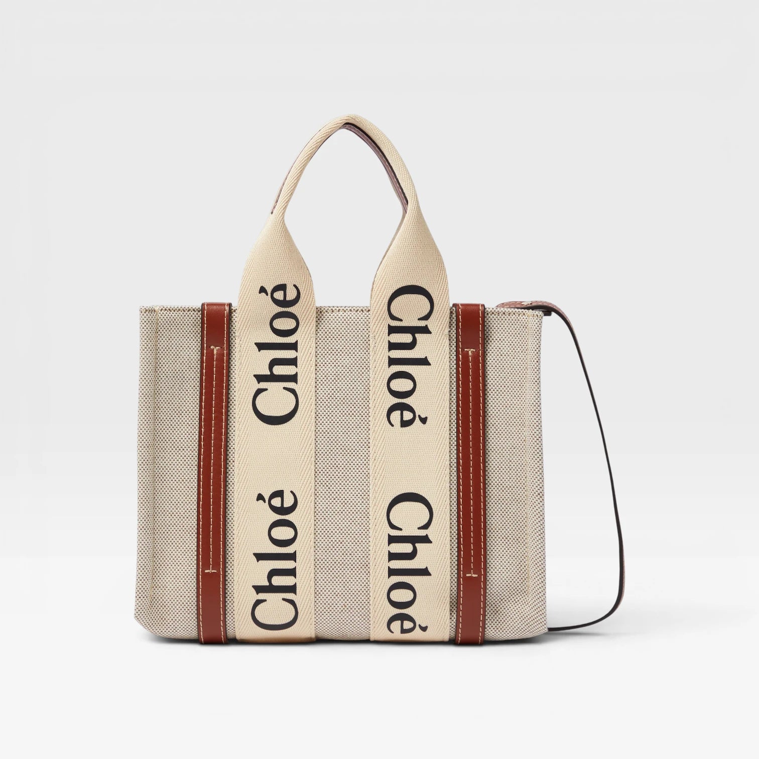 Chloé  | Woody small canvas tote bag