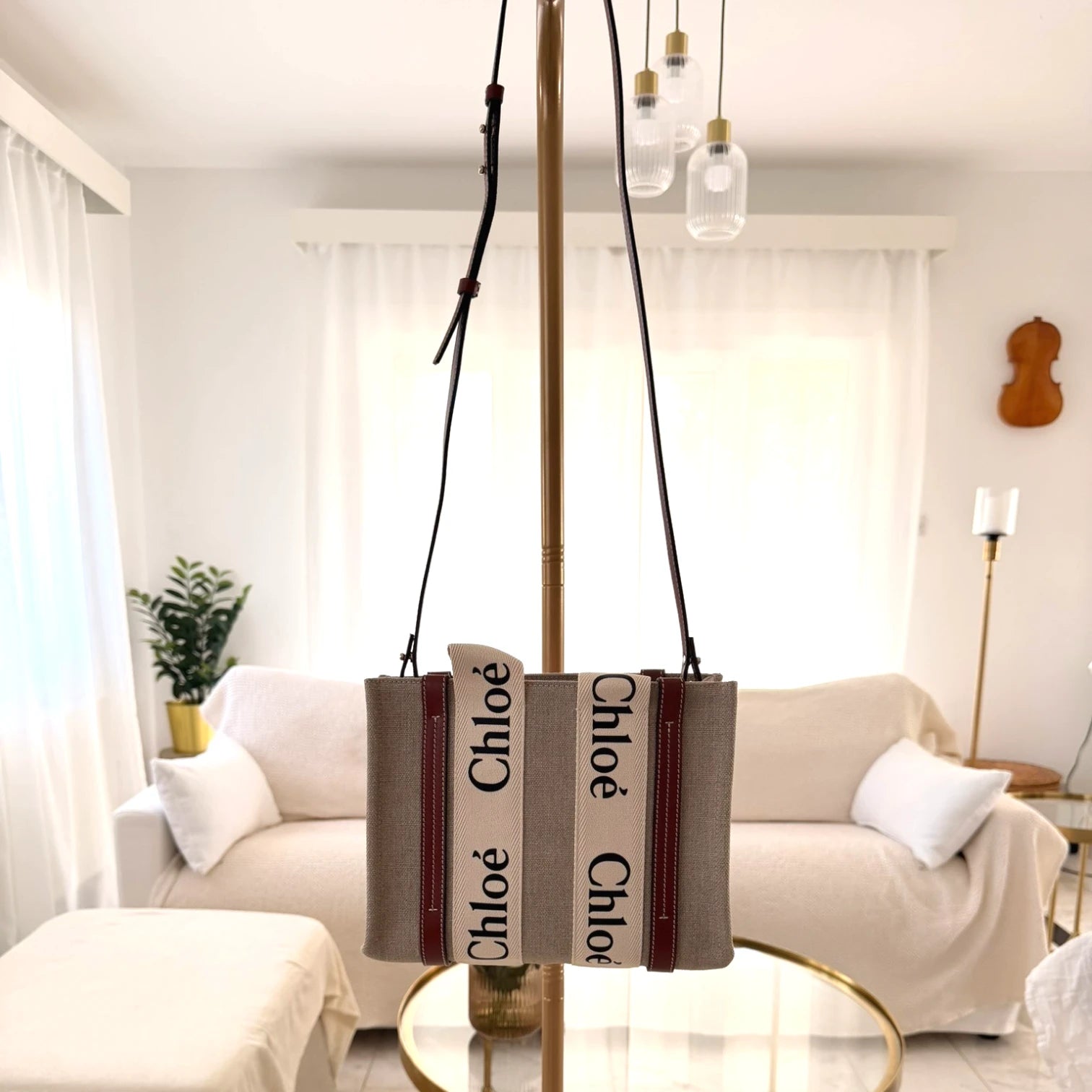 Chloé  | Woody small canvas tote bag