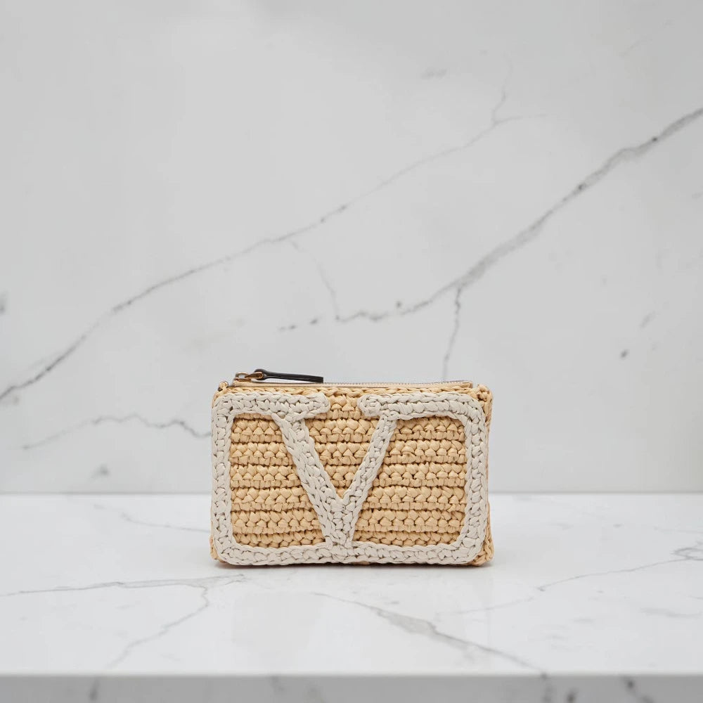 Valentino Garavani  | Viva Superstar small crochet clutch