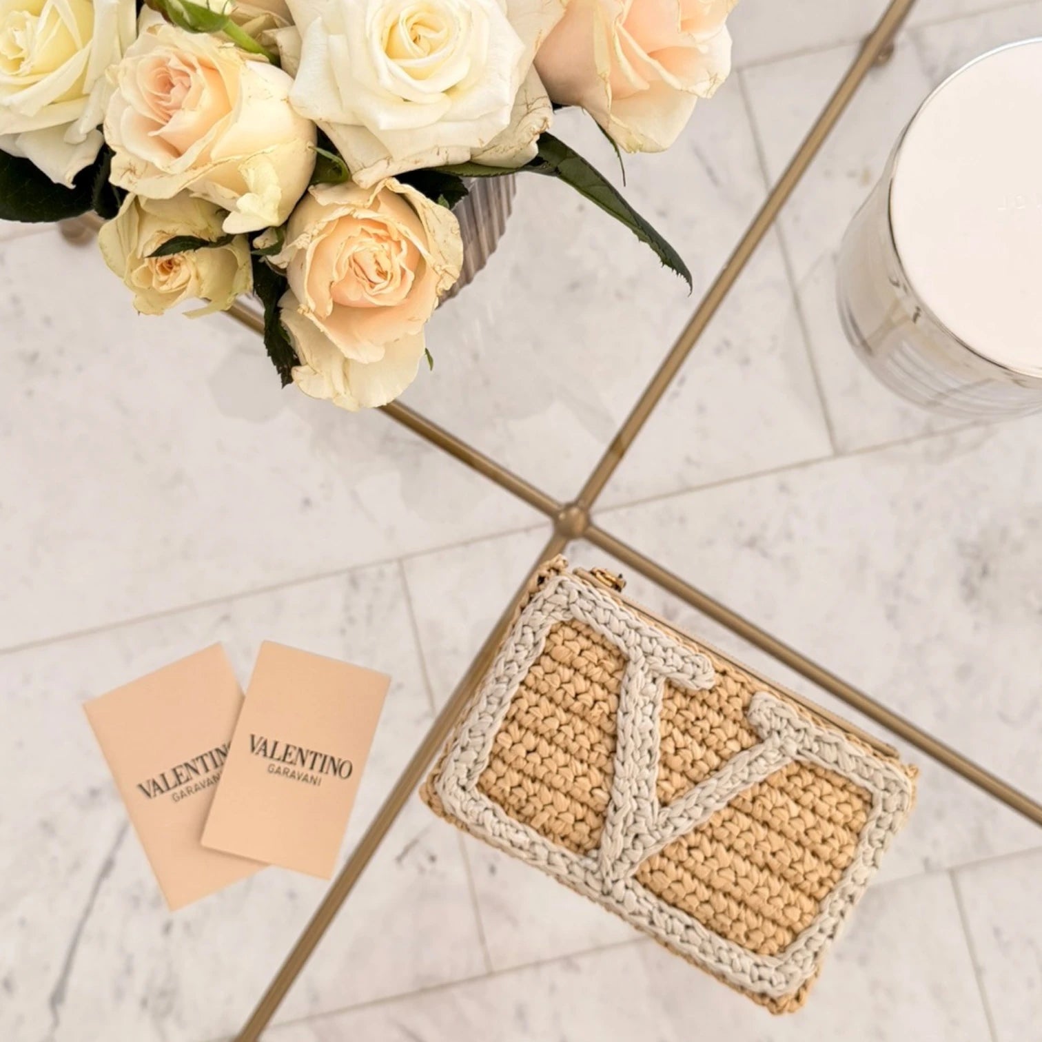 Valentino Garavani  | Viva Superstar small crochet clutch