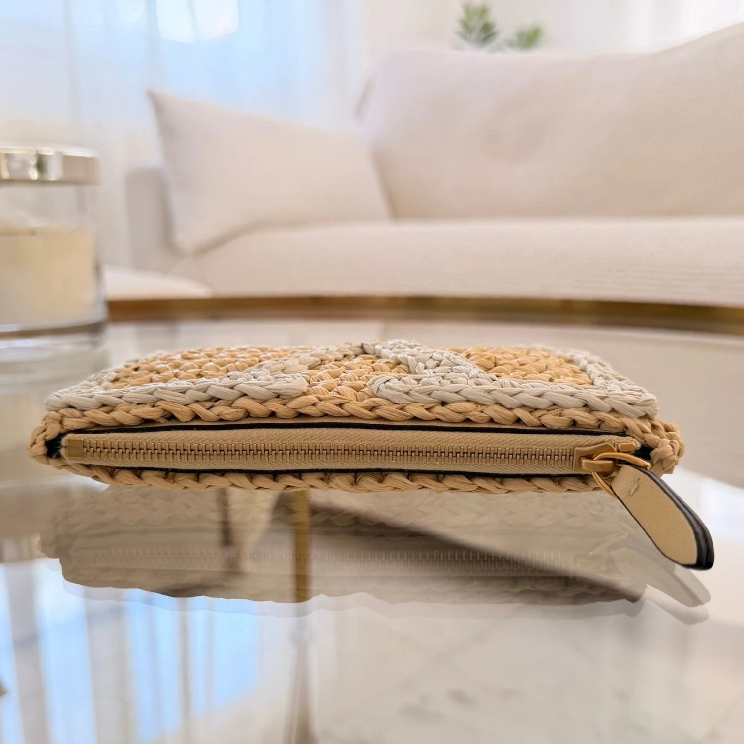 Valentino Garavani  | Viva Superstar small crochet clutch