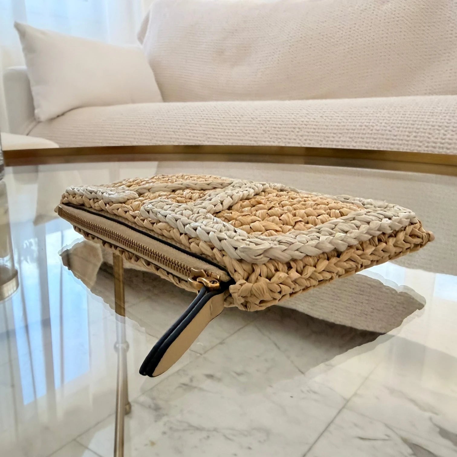 Valentino Garavani  | Viva Superstar small crochet clutch