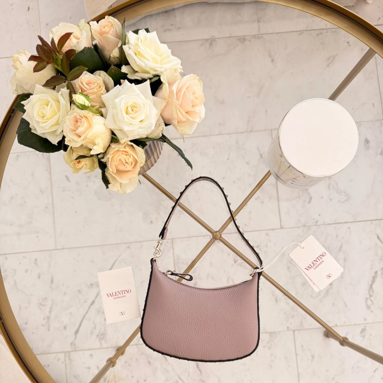 Valentino Garavani  | Mini Rockstud bag in grainy calfskin