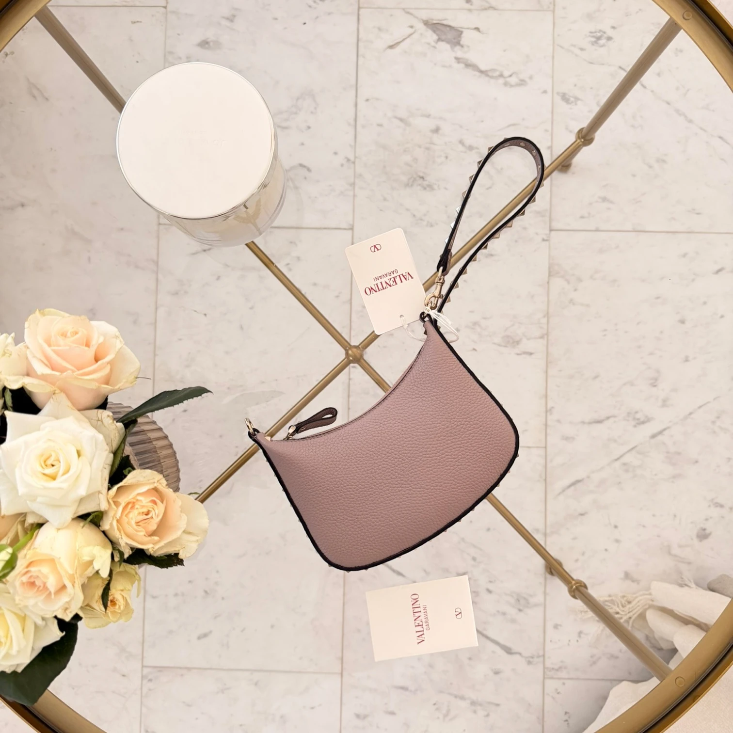 Valentino Garavani  | Mini Rockstud bag in grainy calfskin