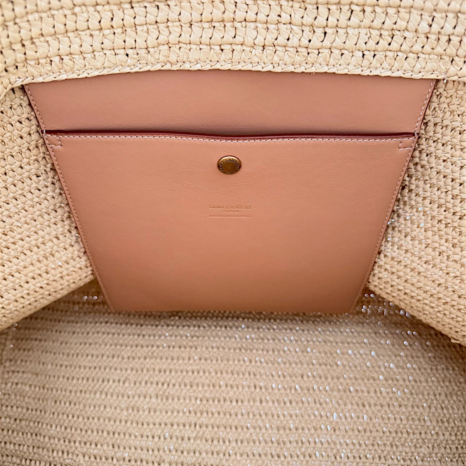 Saint Laurent  | Raffia tote bag