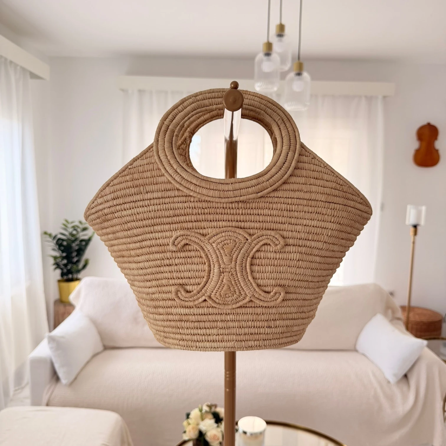 Celine  | Braided logo shoulder bag