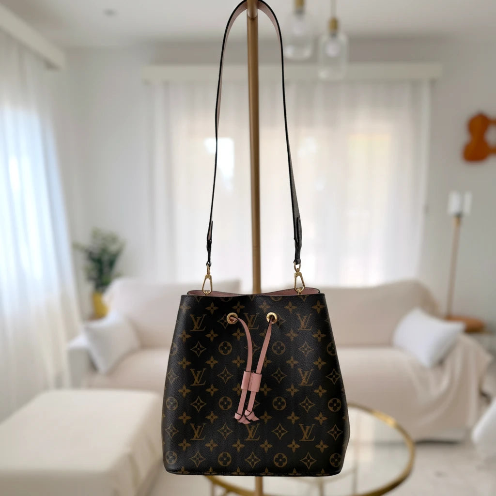 Louis Vuitton  |  Monogram Neonoe MM bucket bag
