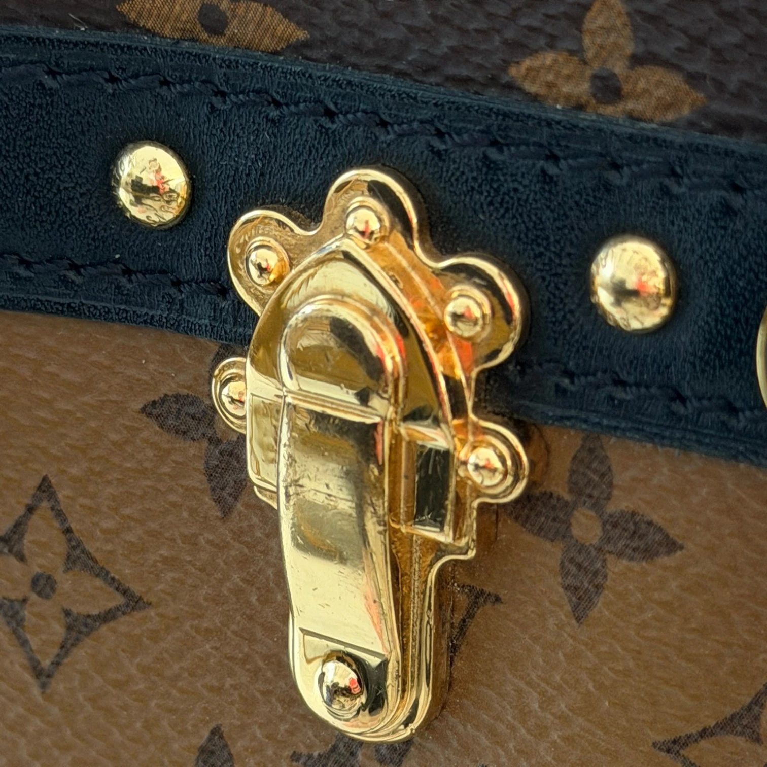 Louis Vuitton  | Monogram Reverse Trunk Clutch crossbody bag