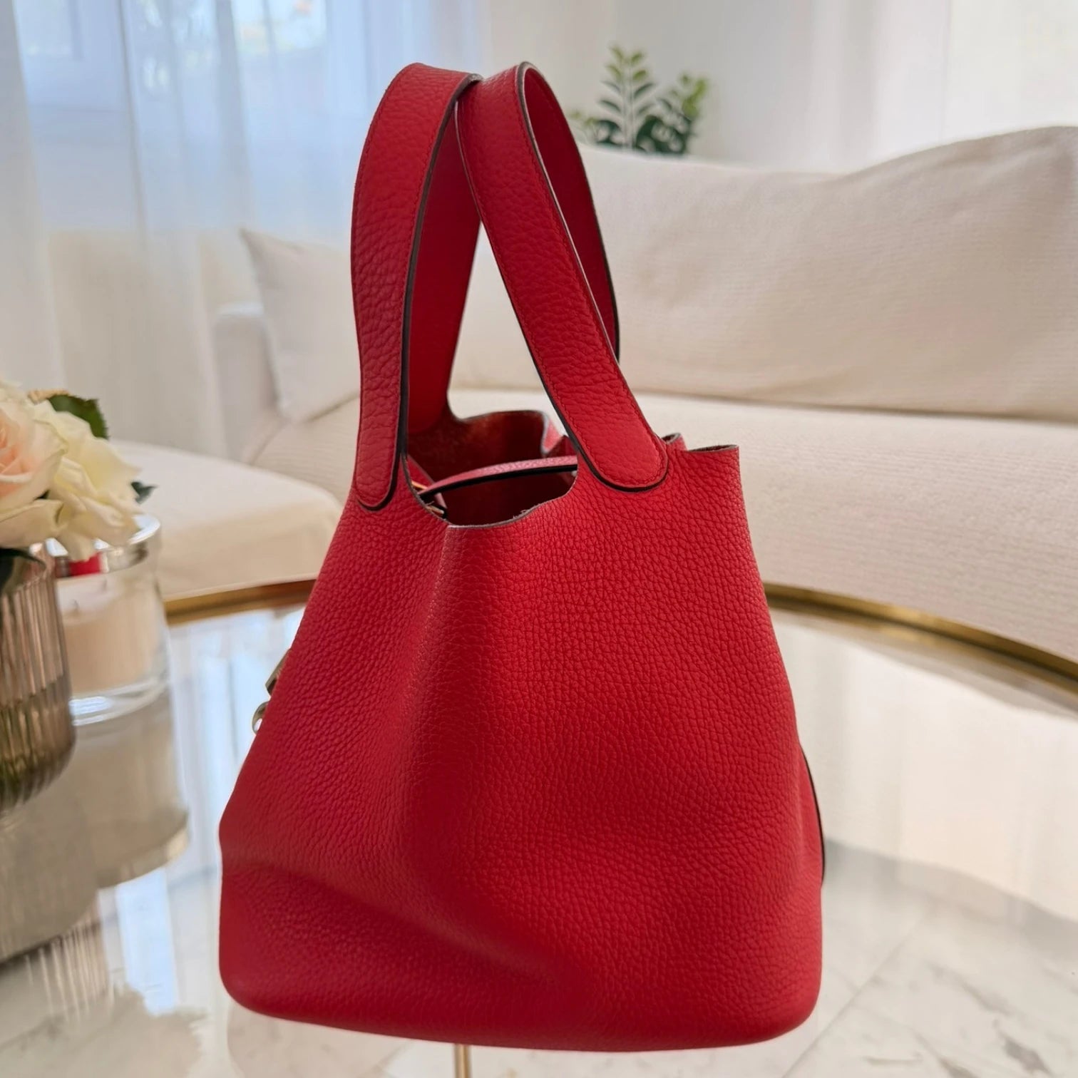 Hermès  | Clemence Picotin Lock 22 handbag