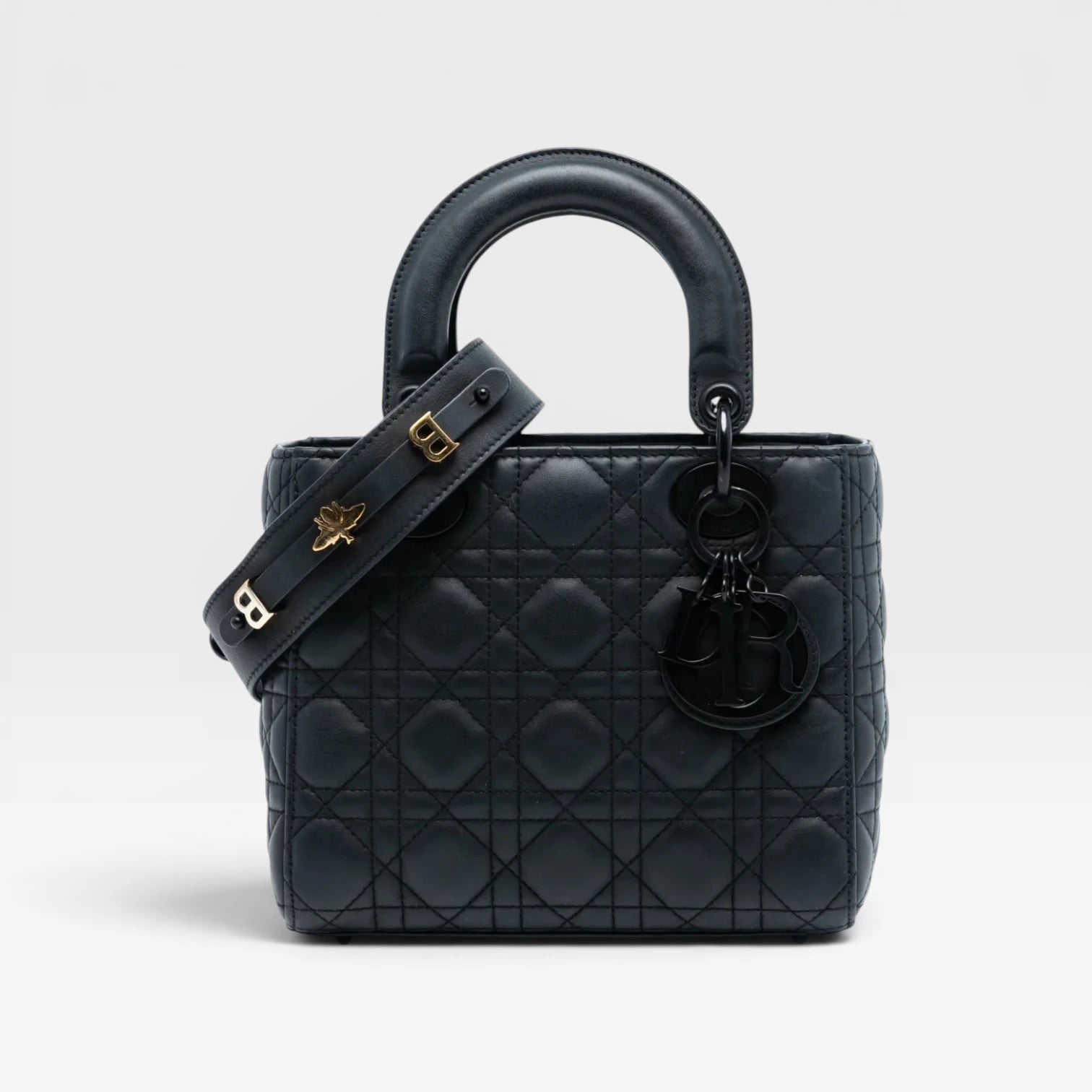 Dior  | Small Ultra Matte Calfskin Cannage My ABCDior Lady Dior satchel