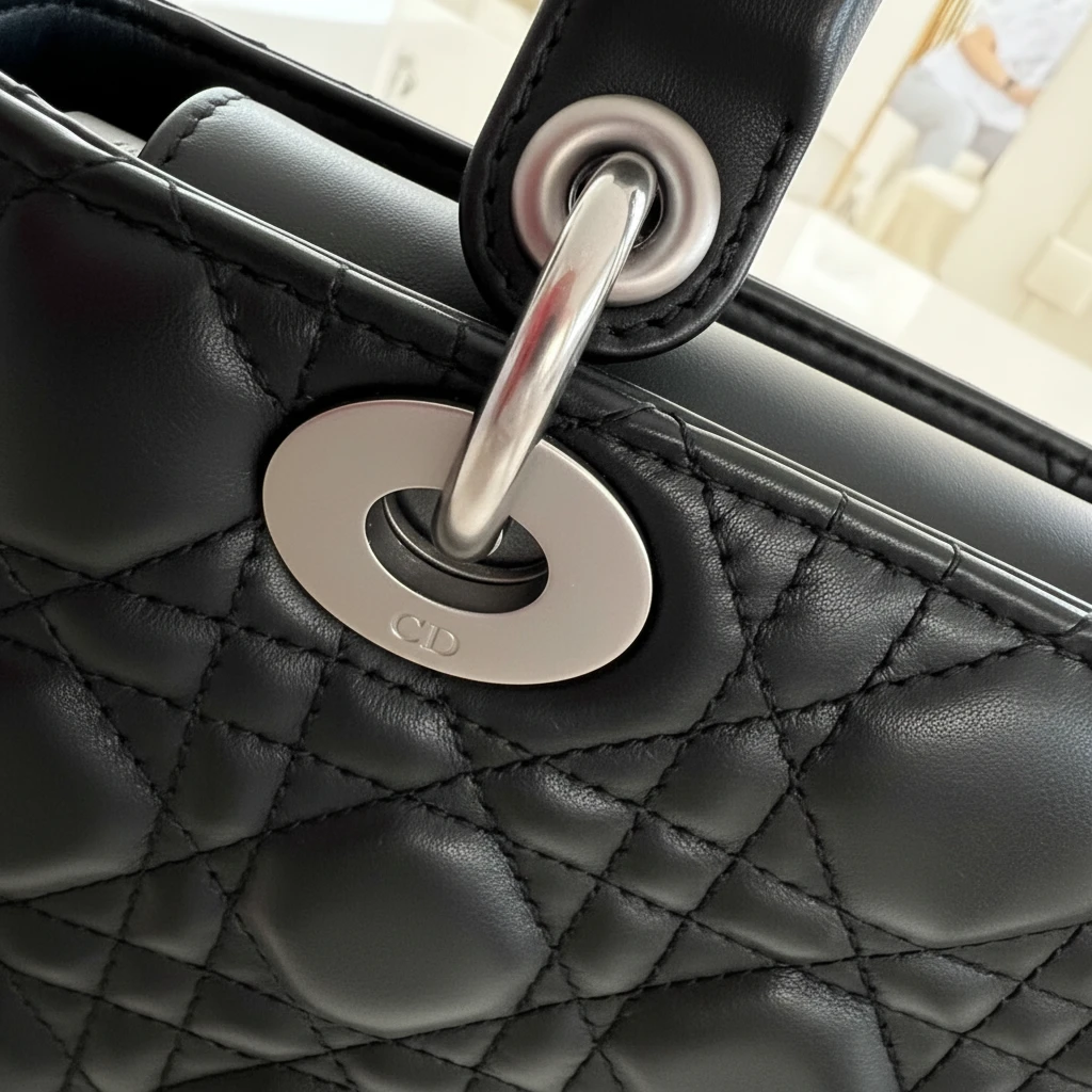 Dior  | Small Ultra Matte Calfskin Cannage My ABCDior Lady Dior satchel