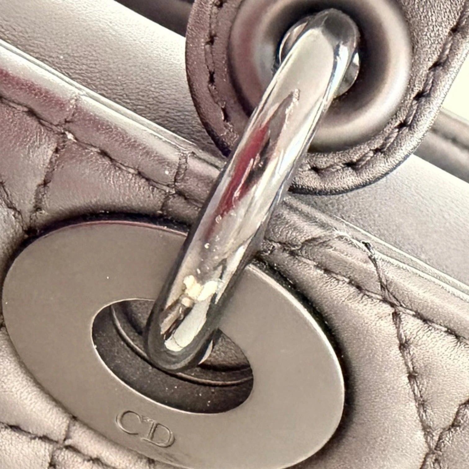 Dior  | Small Ultra Matte Calfskin Cannage My ABCDior Lady Dior satchel