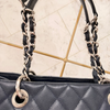 Chanel Caviar Grand Shopping Tote bag, blue caviar leather, with chain handles, silver hardware available in Cyprus at HOUSE of MICY