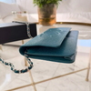 Chanel CC Caviar Wallet On Chain WOC crossbody bag, turquoise caviar leather with an original box  available in Cyprus 