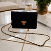 Chanel Quilt Golden Class Wallet On Chain crossbody bag, gold hardware available in Cyprus.