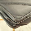 Wear of the corner of the Chanel CC  bag with turn-lock closure on quilted leather available in Cyprus