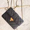 Chanel Quilt Golden Class Wallet On Chain crossbody bag, gold hardware available in Cyprus.