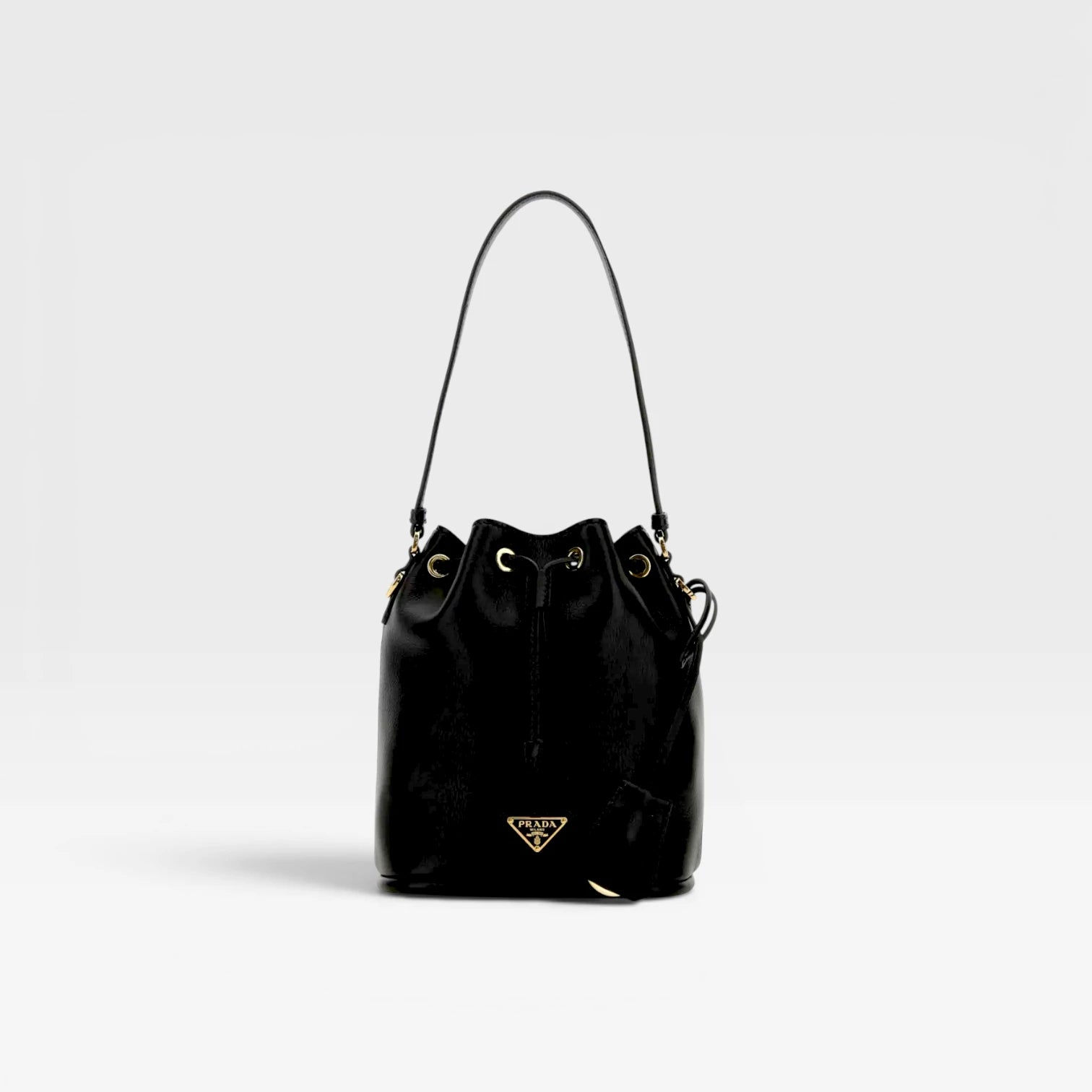 Prada | Leather bucket bag