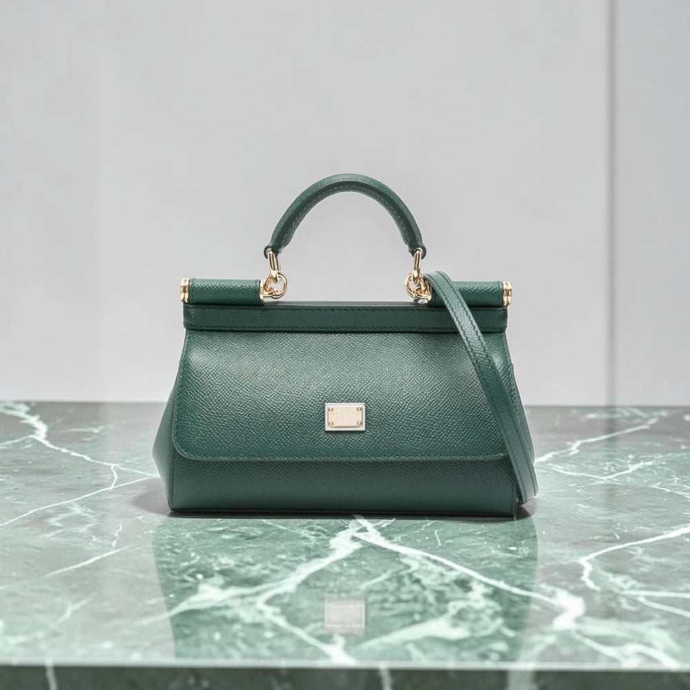 Dolce & Gabbana | Mini Sicily handbag in dauphine calfskin