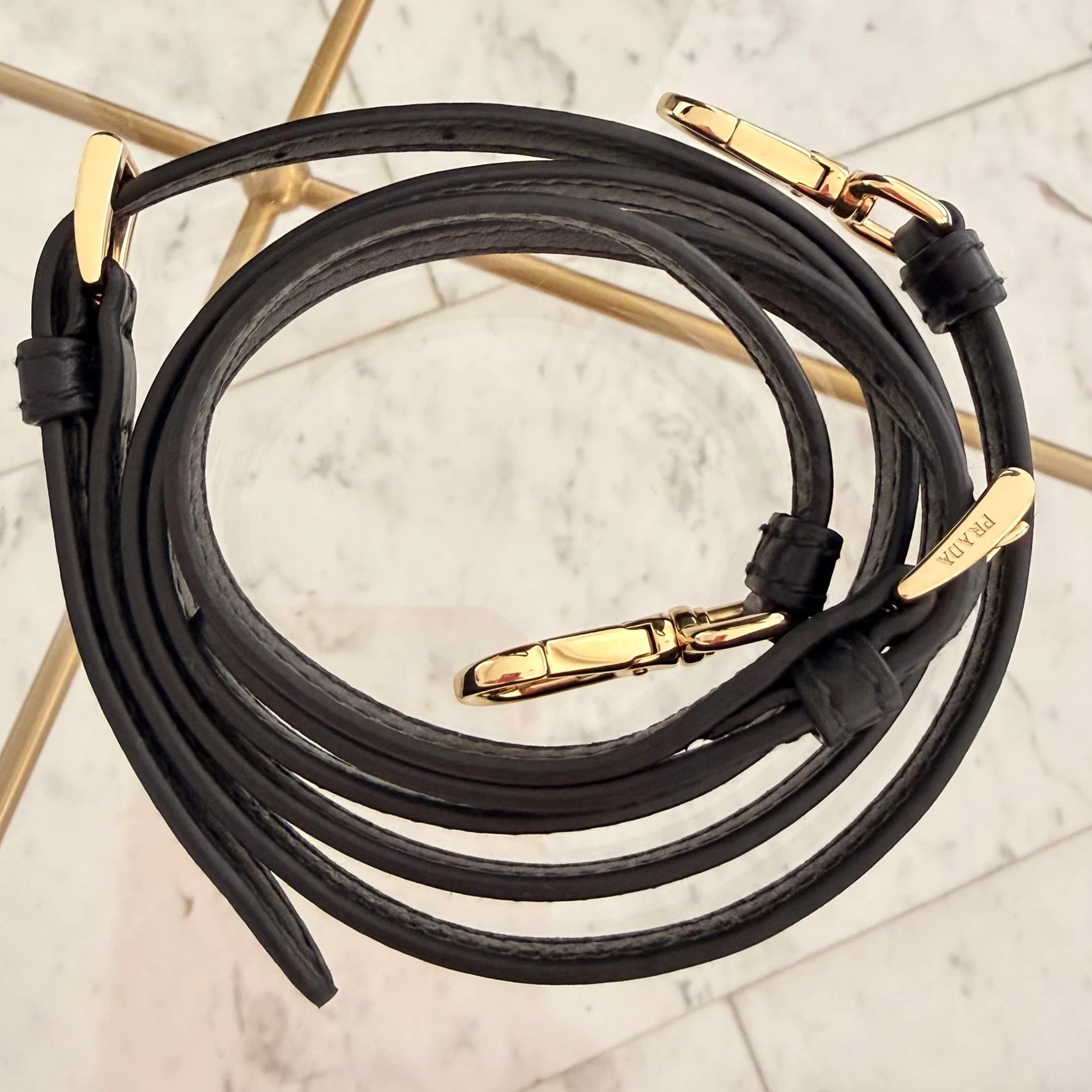 Prada | Leather bucket bag